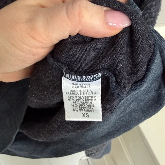 Wildfox Scatter Stars Oversized Sweatshirt Sweater Short Boat Neck Fleece - Picture 4 of 6